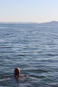 Yours truly swimming in Lake Argyle