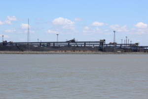 Gladstone Port - coal stockpiles