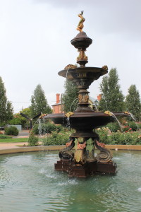 Park fountain in Wagga