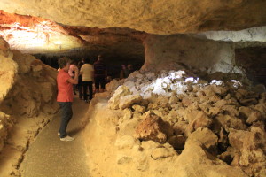 Inside Victoria Fossil Cave