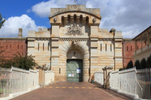 Impressive entry to Bathurst Gaol