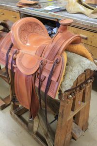 Texas Longhorn Wagon Tour - Spanish Saddle