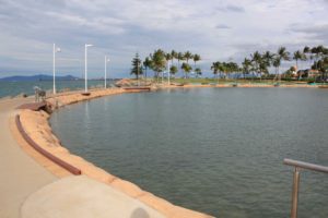 Townsville rock pool near the foreshore