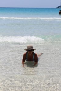 Is this a mermaid at Whitehaven Beach?